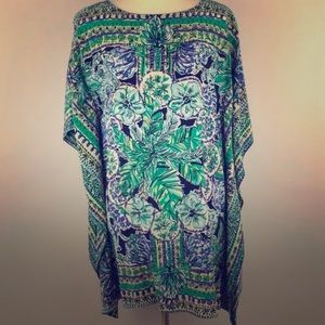 Lilly Pulitzer Linda Marie Silk Caftan XS/S